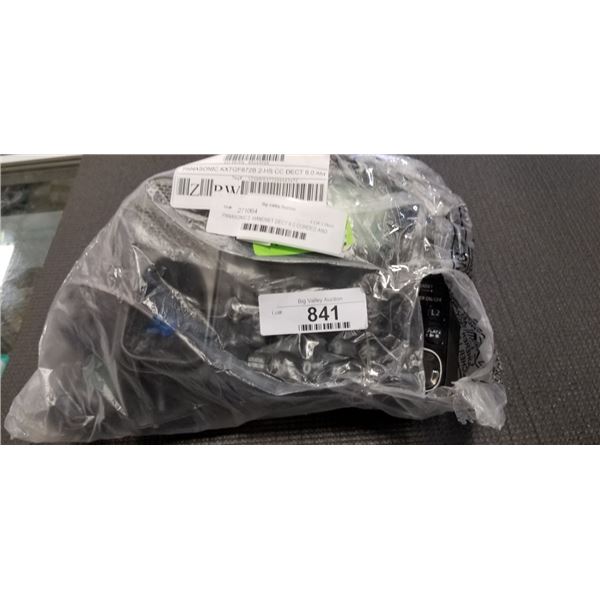 PANASONIC 2 -HANDSET DECT 6.0 CORDED AND CORDLESS PHONE WITH ANSWERING MACHINE - TESTED WORKING