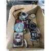 Image 1 : ASSORTED FISHING REELS AND VINTAGE SUPPLY, INCLDUING TWO FLY BOXES WITH ASSORTED FLIES