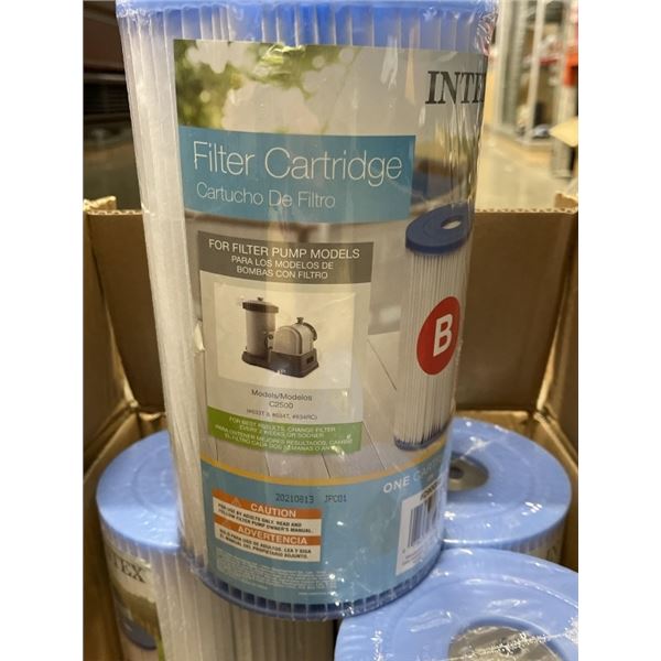 NEW CASE OF 6 INTEX FILTER 'B'