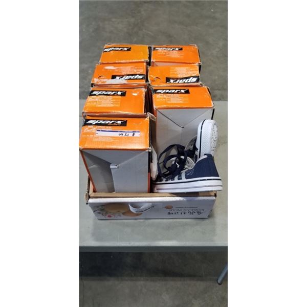 7 PAIRS OF SPARK RUNNERS, ASSORTED SIZE