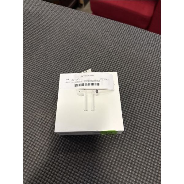 AIRPODS (2ND GEN) - TESTED WORKING
