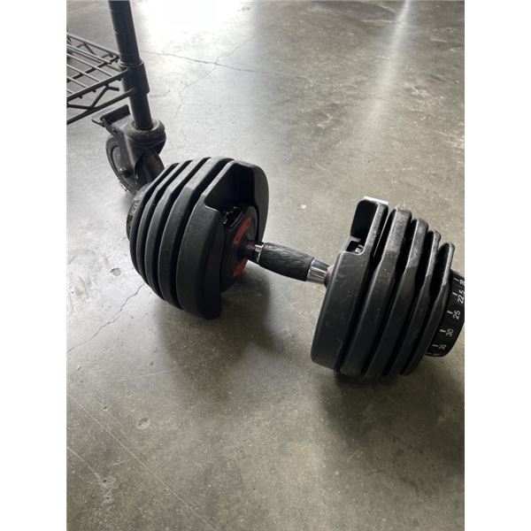 ADJUSTABLE DUMBELL BOWFLEX