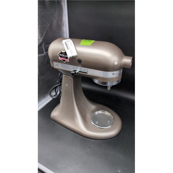 GREY KITCHENAID STAND MIXER 325 W WORKING NO BOWL