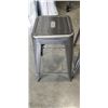 Image 2 : 2 METAL STACKING BAR STOOLS
