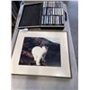 Image 1 : HARD CASE FULL OF CASSETTES AND FRAMED PRINT