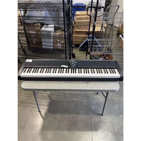 KORG B1 DIGITAL PIANO, WITH POWER SUPPLY, 5 OR 6 KEYS DONT WORK, OTHERWISE WORKING