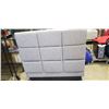 Image 3 : SINGLE SIZE GREY MODERN BEDFRAME
