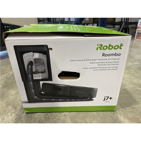 IROBOT ROOMBA J7+ WIFI CONNECTED ROBOT VACUUM - TESTED WORKING, RETAIL $399