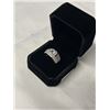 Image 3 : NEW PLATINUM PLATED 1.0CT SIMULATED DIAMOND (CZ) MANS RING - RESIZABLE