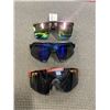 Image 1 : 3 PAIRS OF LARGE FRAME SUNGLASSES