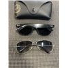 Image 2 : 2 PAIRS OF RAY BAN SUNFLASSES, 1 CASE