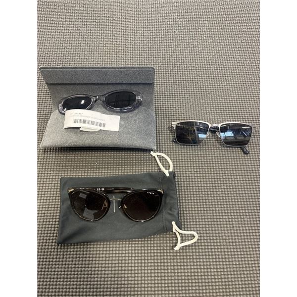 3 PAIRS OF DESIGNER SUNGLASSES INCLUDING VIVIENNE WESTWOOD