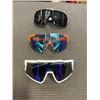 Image 1 : 3 PAIRS OF LARGE FRAME SUNGLASSES