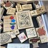 Image 3 : LOT OF CRAFT STAMPS AND CRAFTING SUPPLIES