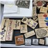 Image 4 : LOT OF CRAFT STAMPS AND CRAFTING SUPPLIES