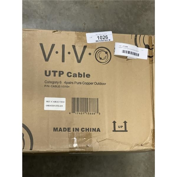1000FT VIVO CAT 6 OUTDOOR CABLE