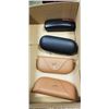 Image 1 : RAY BAN META LEATHER CHARGE CASES, BLACK RAY BAN CHARGE CASE AND PRADA CASE
