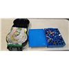 Image 1 : HOTWHEELS CARS IN CARRY CASE AND GOOD YEAR CARRY CASE - EMPTY
