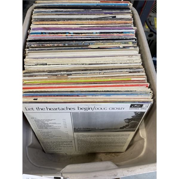BOX FULL OF ASSORTED RECORDS