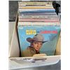 Image 1 : BOX FULL OF RECORDS JOHNNY CASH, ELVIS, ETC