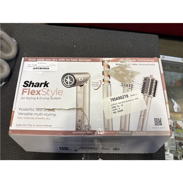SHARK FLEXSTYLE MULTI-STYLER HAIR STRAIGHTENER - TESTED WORKING, RETAIL $349