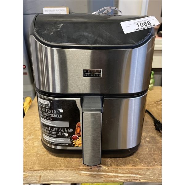 BELLAPRO 6QT AIR FRYER - TESTED WORKING, RETAIL $219