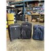 Image 1 : 3 CARRY ON SUITCASES, ONE IS SWISS AND ONE IS HARD SIDE