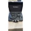 Image 1 : VICTROLA SUITCASE RECORD PLAYER, BLACK WITH POWER ADAPTOR, RETAIL $100