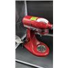 Image 1 : RED KITCHENAID STAND MIXER 300 W WORKING NO BOWL