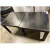 Image 3 : 2 BLACK SIDE TABLES