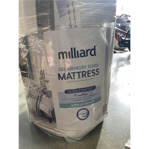BRAND NEW MILLIARD QUEEN SIZE MATTRESS