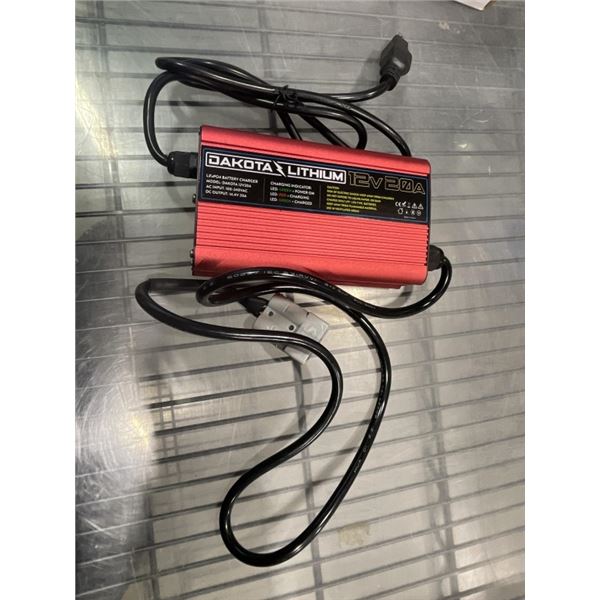 DAKOTA LITHIUM Ultra Fast 12V 20A Waterproof Lithium LiFePO4 Onboard Battery Charger RETAIL $205 USD
