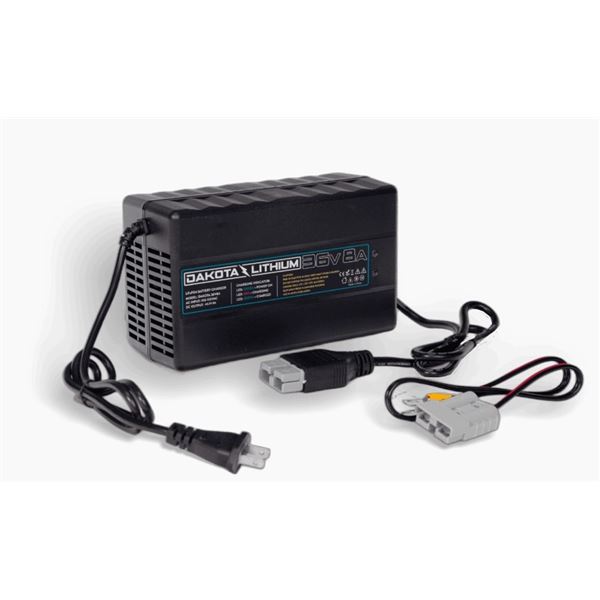 DAKOTA LITHIUM 36V 8A LiFePO4 BATTERY CHARGER, RETAIL $100