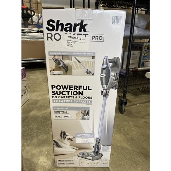 SHARK ROCKET PRO DLX CORDED STICK VACUUM - TESTED WORKING, RETAIL $249