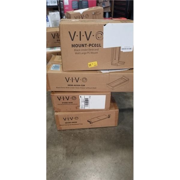 4 ASSORTED VIVO MOUNTS