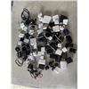 Image 1 : BOX OF CHARGERS AND MICRO USB CHARGE CORDS