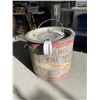 Image 1 : ANTIQUE KING OF THE WATERS GLAVANIZED BAIT AND FISH BUCKET