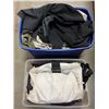 Image 1 : 2 TOTES OF MOSTLY NEW CLOTHING