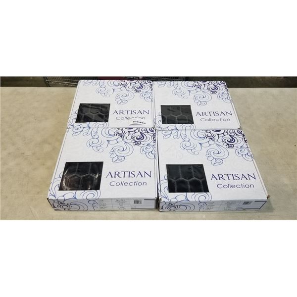 4 BOXES OF ARTISAN COLLECTION BACKSPLASH TILE