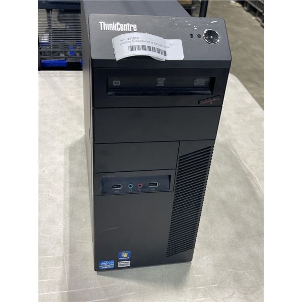 LENOVO THINKCENTRE I5 2ND GEN DESK TOP COMPUTER WITH WINDOWS 10 UPDATES, READY TO USE 7TB HD 4GB RAM
