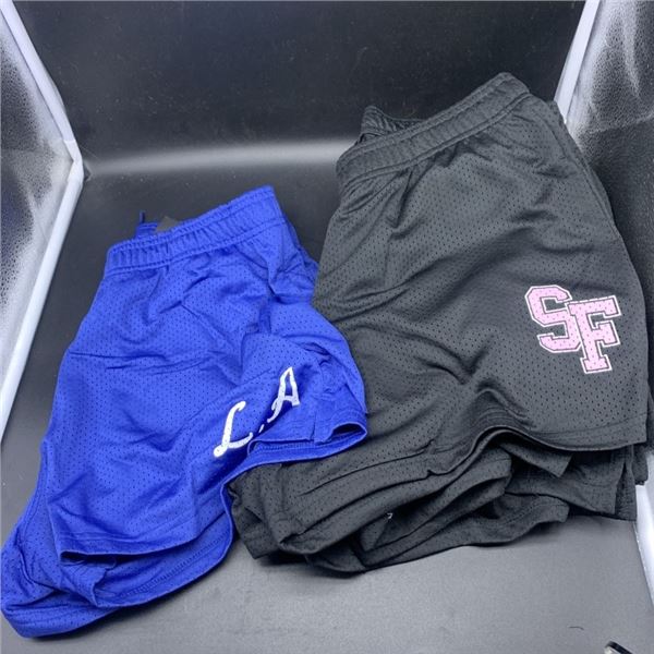 SIX NEW WOMEN'S ATHLETIC SHORTS SIZE M RETAIL $180