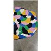 Image 3 : COLOURFUL ROUNBD AREA CARPET, 5FT DIAMETER