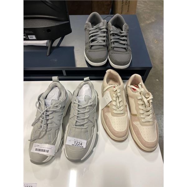 3 NEW PAIRS OF MENS SIZE 10 SNEAKERS