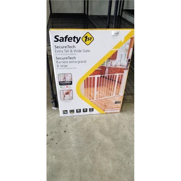 SAFETY FIRST SECURE TECH EXTRA TALL AND WIDE GATE