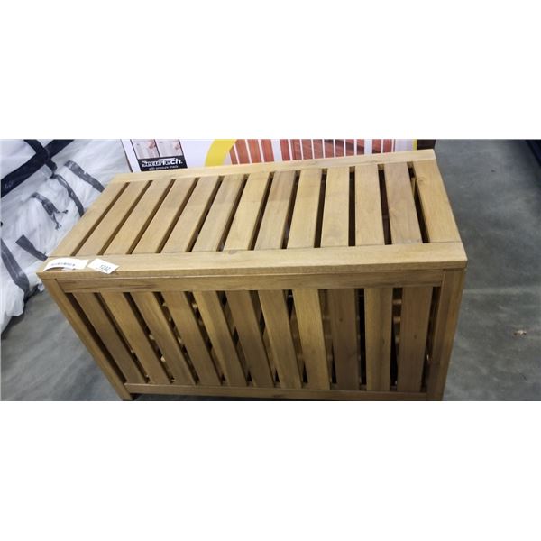 TEAK PATIO STORAGE BOX
