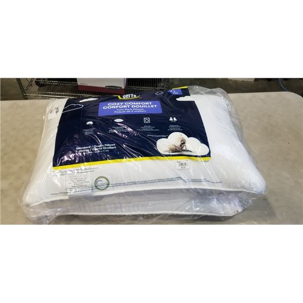 2 NEW SERTA COZY COMFORT PILLOWS