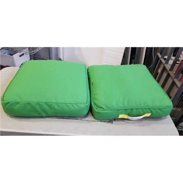 2 NEW SEAT CUSHIONS