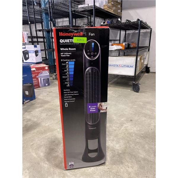 HONEYWELL QUIETSET 8 40" OSCILLATING TOWER FAN - TESTED WORKING, RETAIL $129