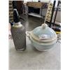 Image 1 : VINTAGE SELTZER BOTTLE AND LIDDED TOUREEN