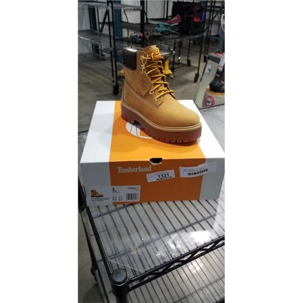 NEW TIMBERLAND TBL HERITAGE PLATFORM 6 IN WATERPROOF BOOT WHEAT NUBUCK SIZE WOMENS  8